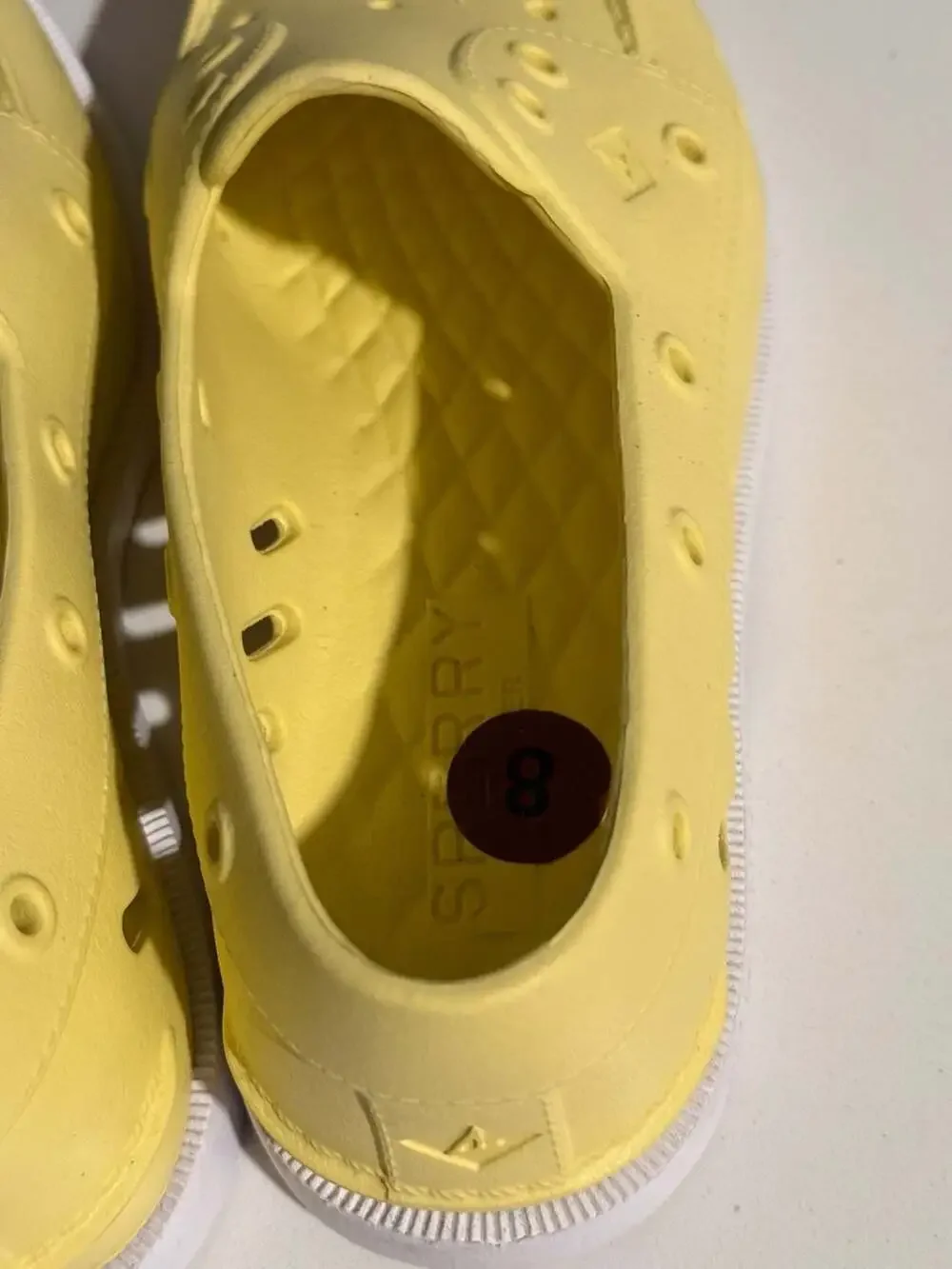 Sperry Authentic Original Float Boat Shoes Yellow Women's Size 8 / Men's Size 6